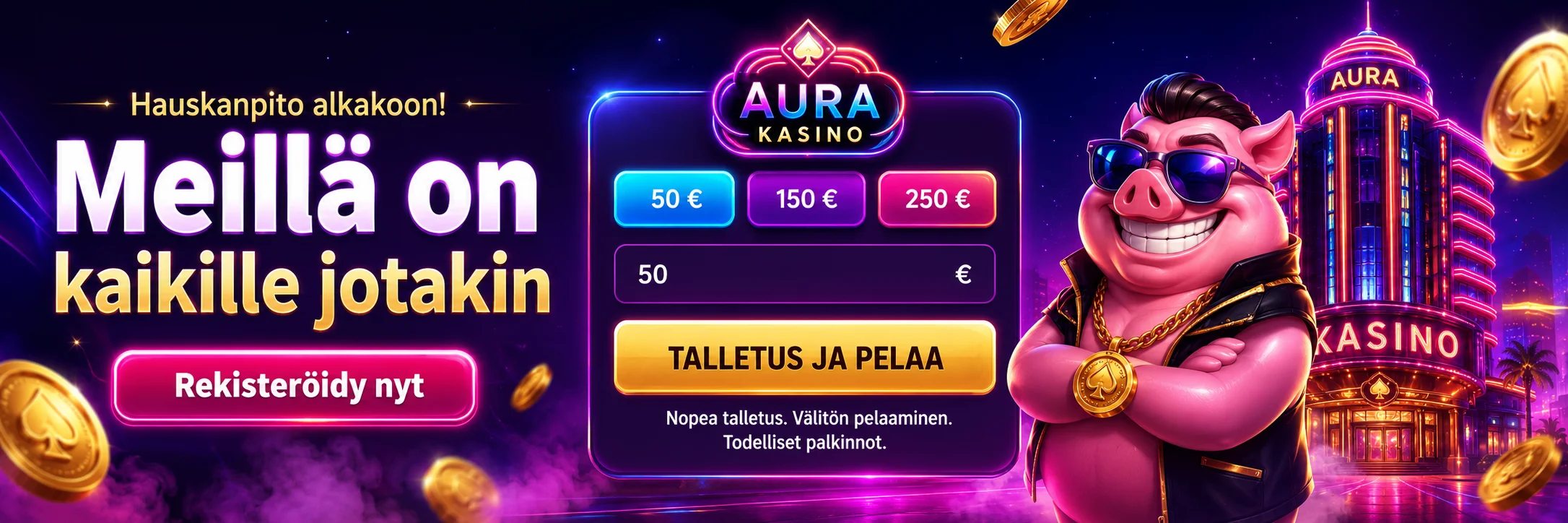 Aura Kasino  -  home hero